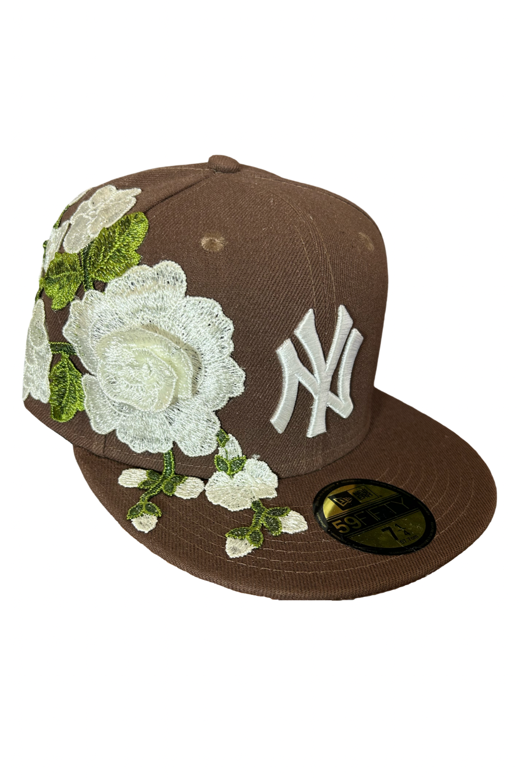 Casquette NY Floral Brown – New Era 59Fifty