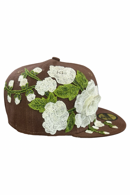 Casquette NY Floral Brown – New Era 59Fifty